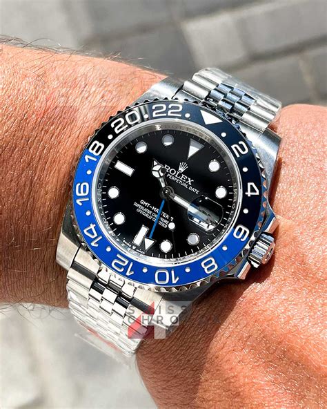 rolex gmt master 2 usato acciaio|rolex gmt master 2 batman.